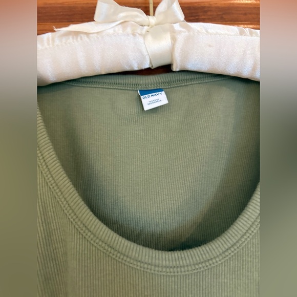 Old Navy Sage Green Ruffle Sleeve Tank Top - Picture 5 of 5